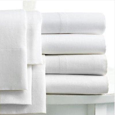 Luxury Egyptian Cotton Flat Sheet 400 Thread Count Double King Super King Sizes