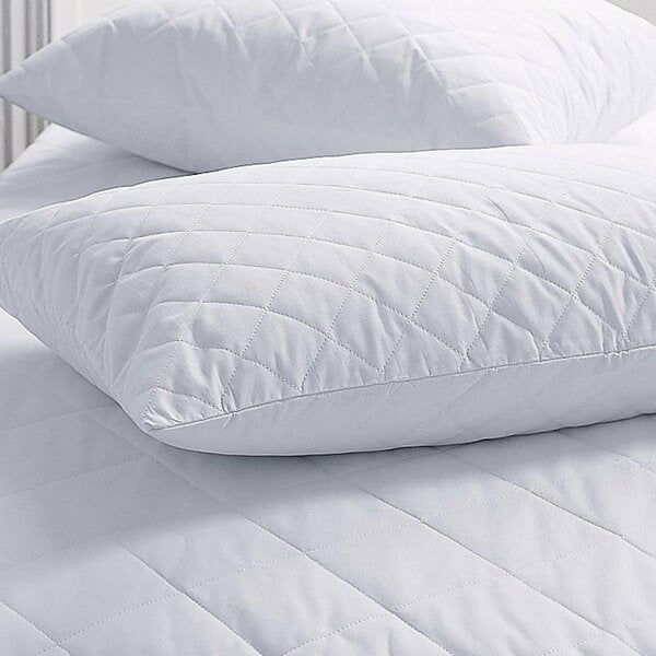 Quilted Mattress Protector 100% Cotton Fitted Bed Cover All UK Sizes 30cm and 40cm Extra Deep